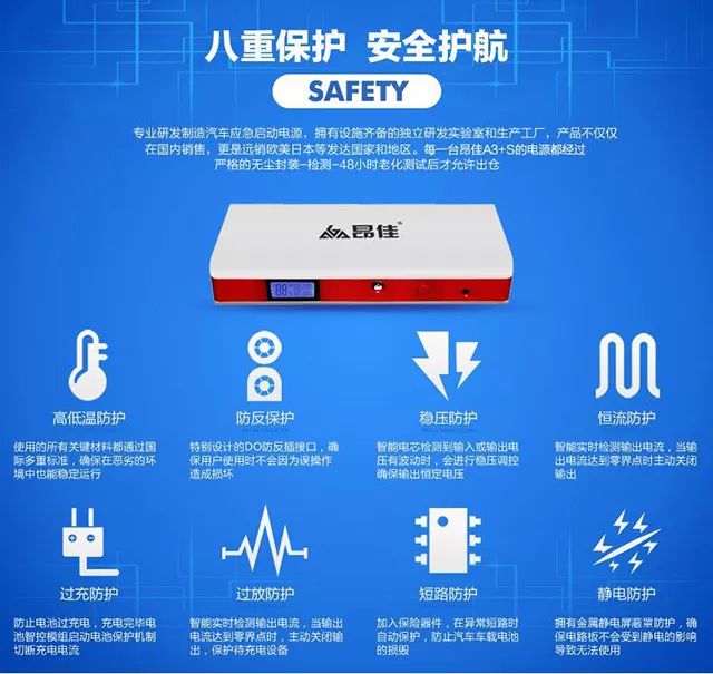 多功能汽車應急啟動電源 多功能汽車應急啟動電源